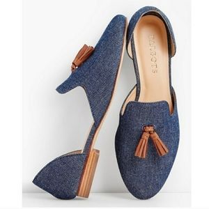 Talbots Denim Flats